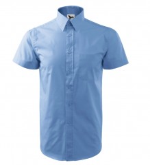 Kurzarm Hemd - Blau Comfort Fit